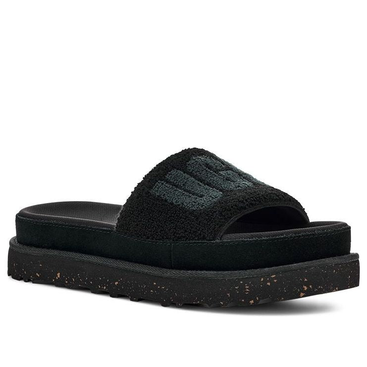 (WMNS) UGG Laton Slide 'Black' 1126350-BTRY