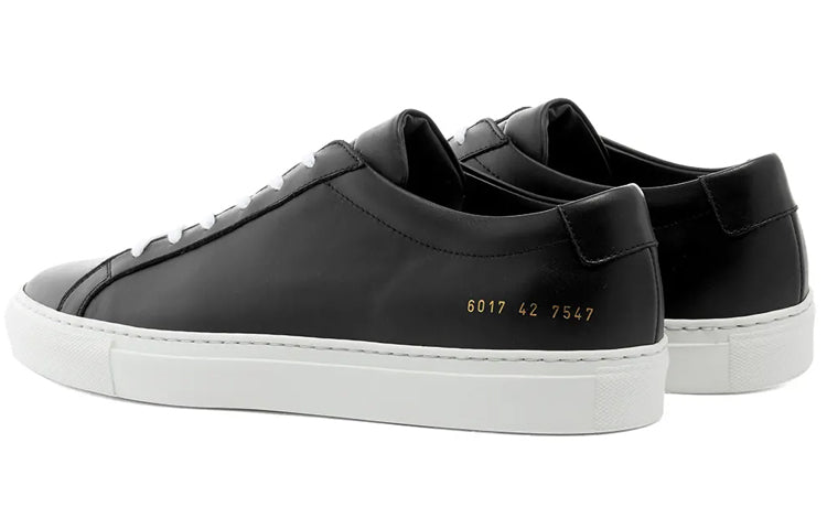 (WMNS) Common Projects Achilles Low 'Black White Sole' 6017-7547