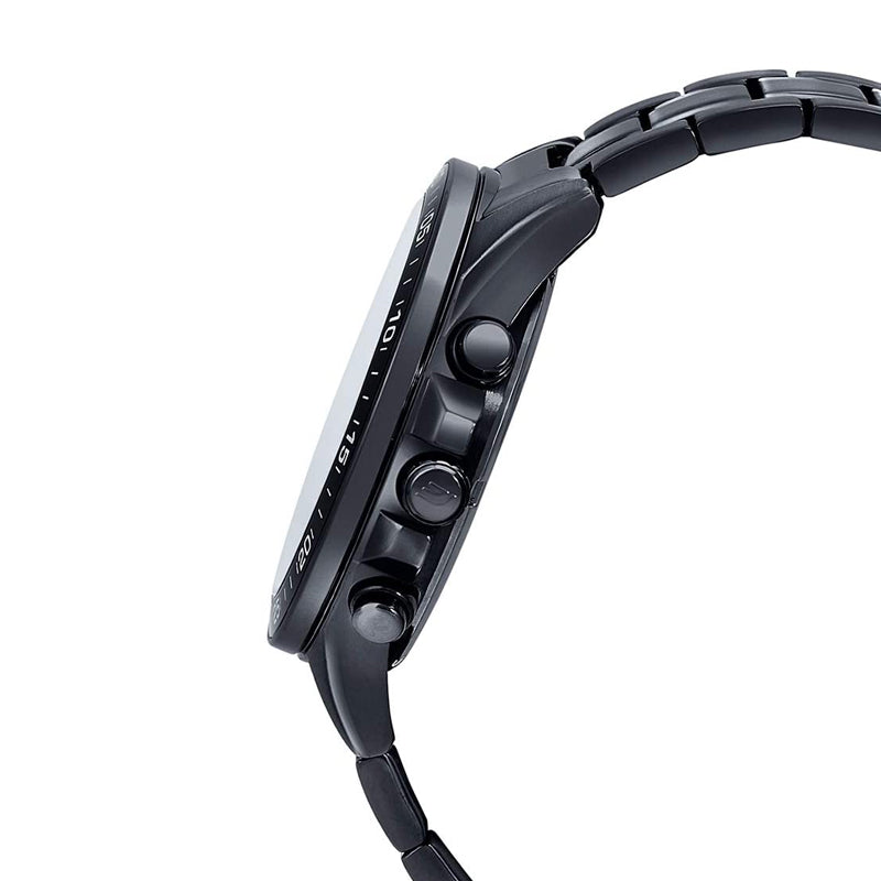 CASIO Quartz EDIFICE Stainless Steel Strap Mens Black Analog EFV-550DC-1A
