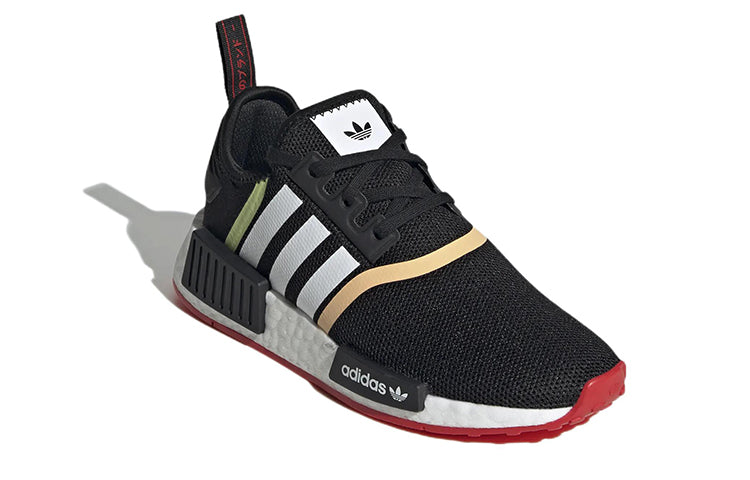 (GS) adidas originals NMD_R1 'Black White' GZ2100