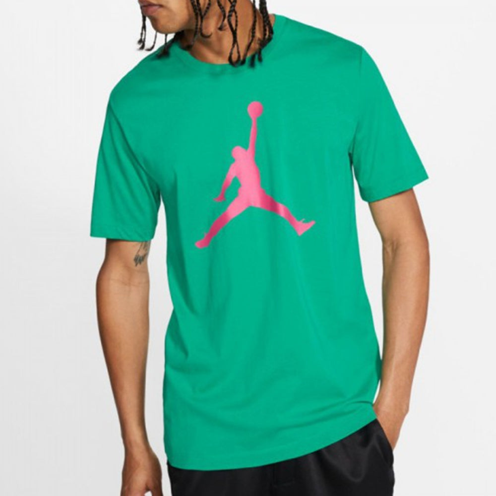 Air Jordan Casual Sports Breathable Short Sleeve Green CZ6650-370