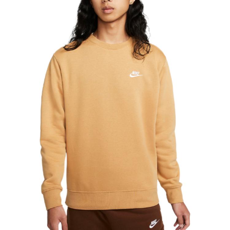 Nike NSW Logo Sweatshirt Asia Sizing 'Coffee' BV2663-722