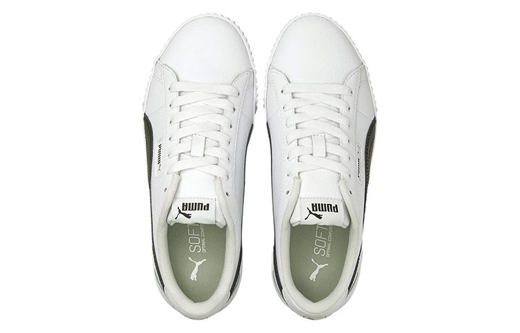 (WMNS) PUMA Carina Crew 'White Black' 374903-05