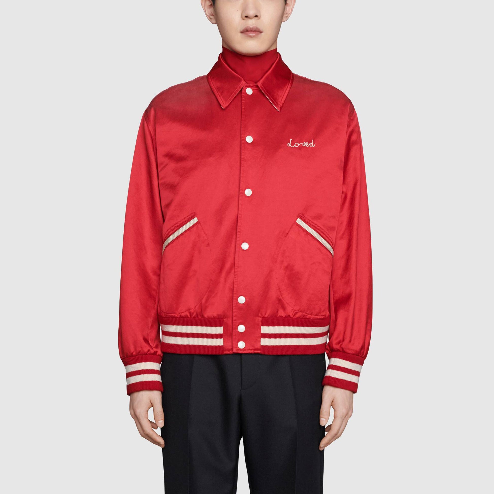 Gucci Les Pommes Shirt Jacket 'Red' 663647-ZAHCP-6429