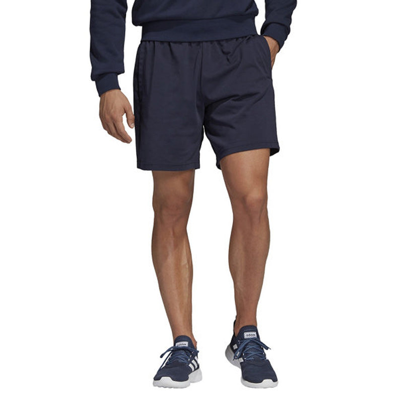adidas E Lin Shrt Ft Logo Training Sports Shorts Blue DU0417
