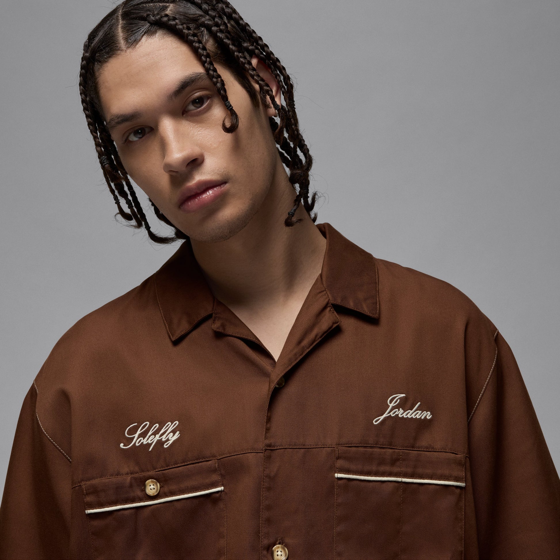 Air Jordan x SoleFly Barista Shirt 'Baroque Brown' HM5039-259