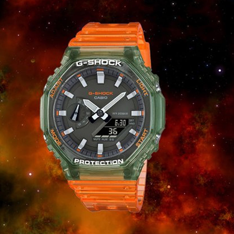 CASIO G-Shock Analog-Digital 'Red' GA-2100HC-4AER