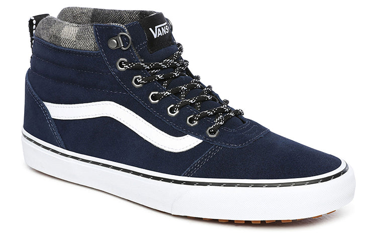 Vans Ward Hi Casual Skateboarding Shoes Navy Blue VN0A3JET15M