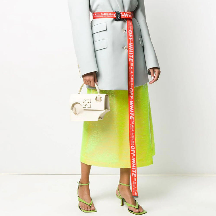 (WMNS) Off-White Jitney 1.4 Tote Leather Shoulder Bag Beige OWNA155F20LEA0016100