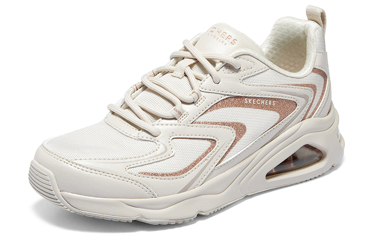 (WMNS) Skechers Tres-Air 'Shimm Airy - White Rose Gold' 177422-WTRG