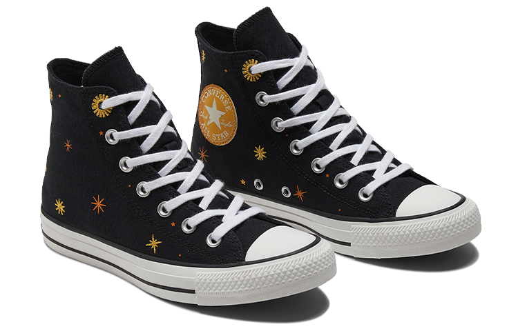 (WMNS) Converse Chuck Taylor All Star 'Black Yellow' A02885C