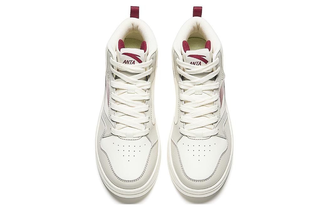 (WMNS) ANTA High Top 'White Burgundy' 922348002Q-3