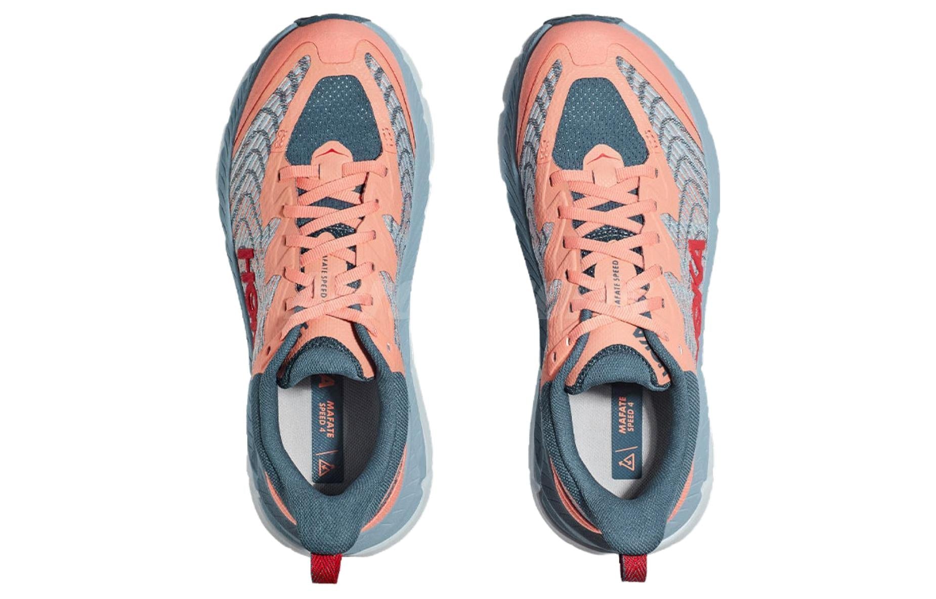 (WMNS) HOKA ONE ONE Mafate Speed 4 'Papaya Real Teal' 1131056-PPYR