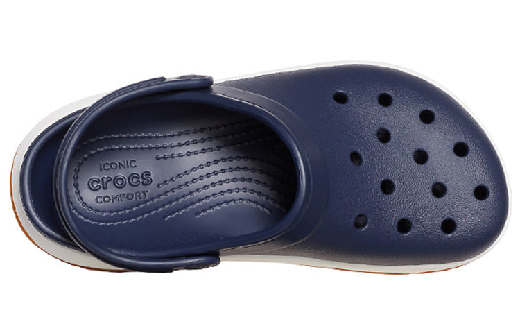 Crocsband Full Force Thick Sole Sandals Unisex Blue White 206122-462