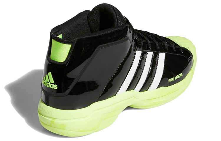 adidas Pro Model 2G Shoes Black/White/Yellow FZ0900