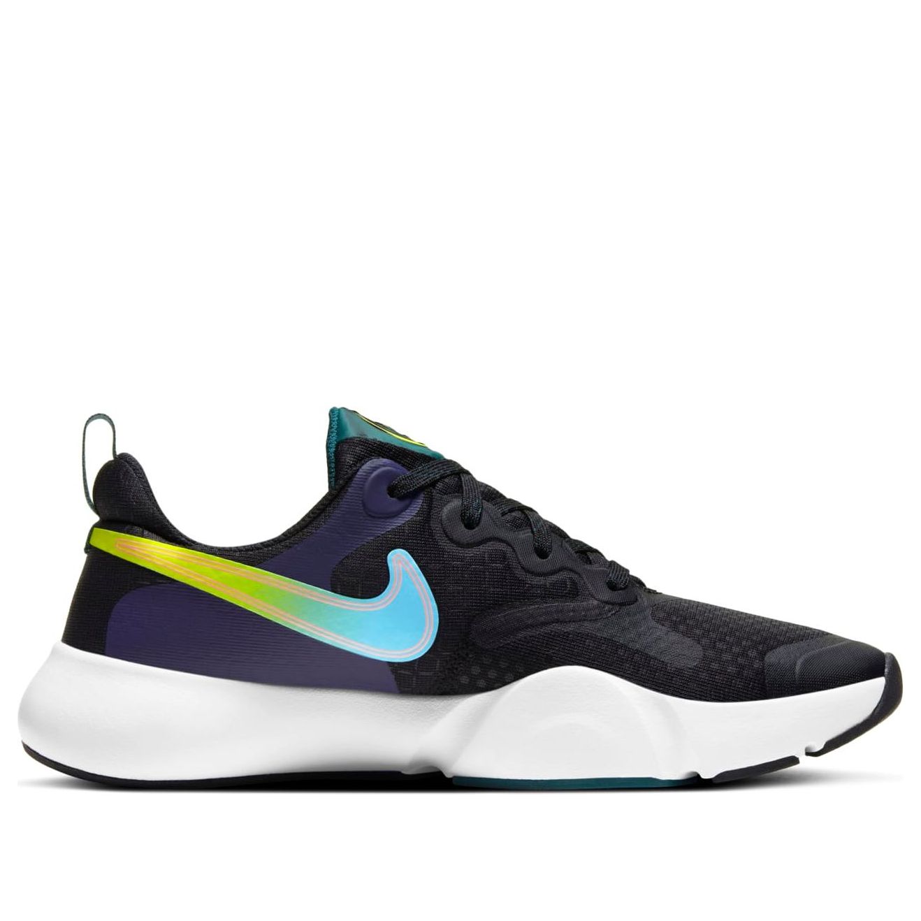 (WMNS) Nike SpeedRep Training Shoes 'Black Light Blue Lime' CU3583-013