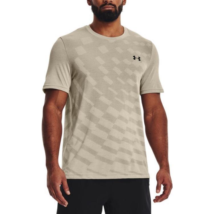 Under Armour Seamless Radial T-shirt 'Light Brown' 1370448-279