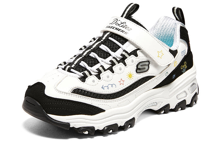 (GS) Skechers DLITES 1.0 'Black White' 319020L-BKW