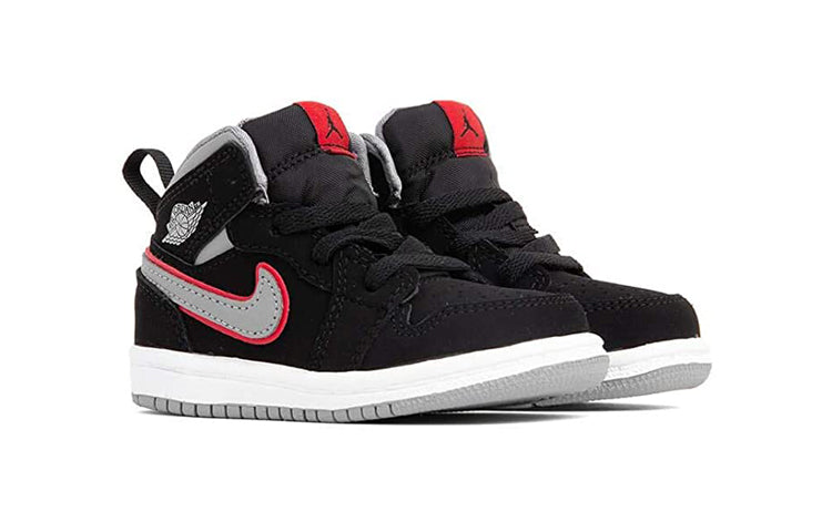 (TD) Air Jordan 1 Mid 'Black Particle Grey' 640735-060