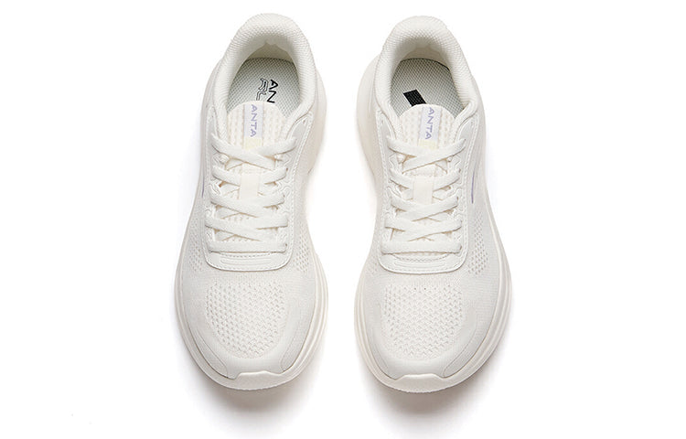 (WMNS) ANTA Running Series Sneakers 'Ivory White' 122135571-2
