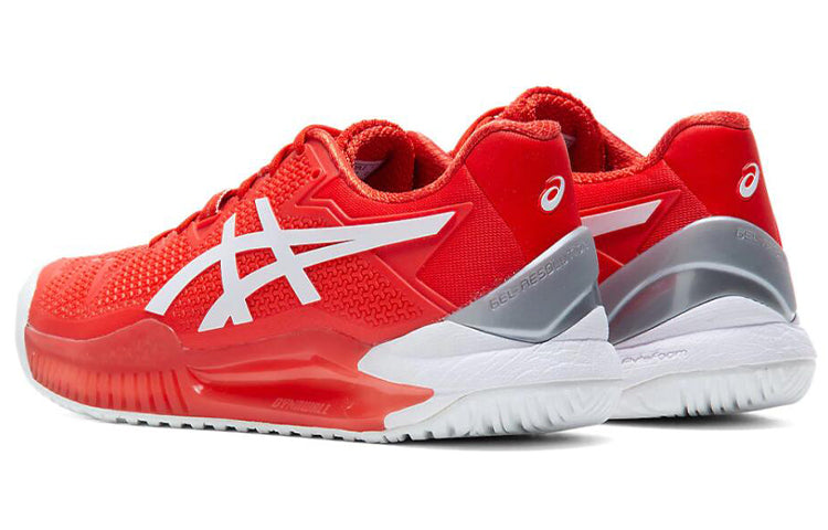(WMNS) ASICS Gel Resolution 8 'Fiery Red' 1042A072-601