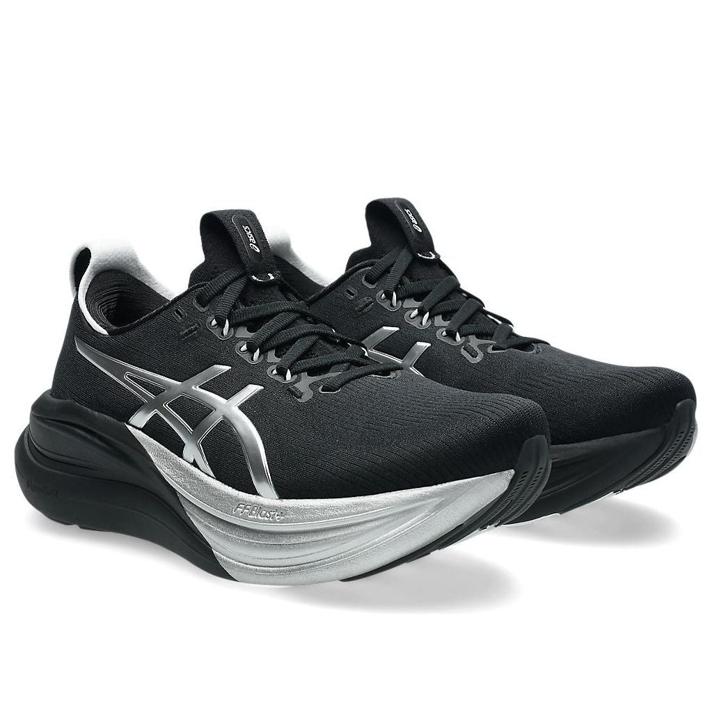 (WMNS) ASICS Gel-Nimbus 28 Platinum 'Platinum Black' 1012B978-001