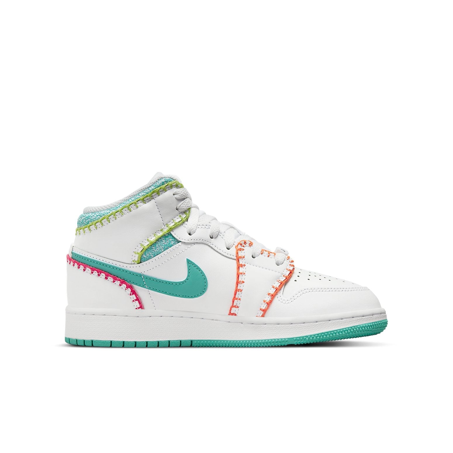 (GS) Air Jordan 1 Mid SE 'Multi Knit' DM6218-100