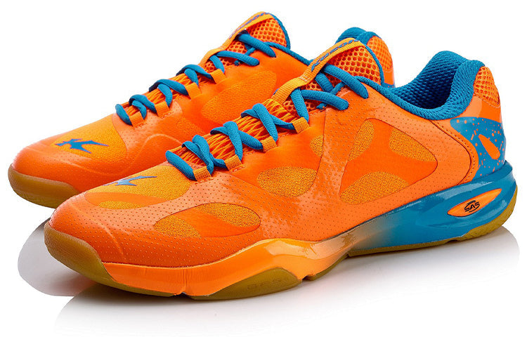 Li-Ning Kason Badminton Shoes 'Orange Blue' FYZN003-3