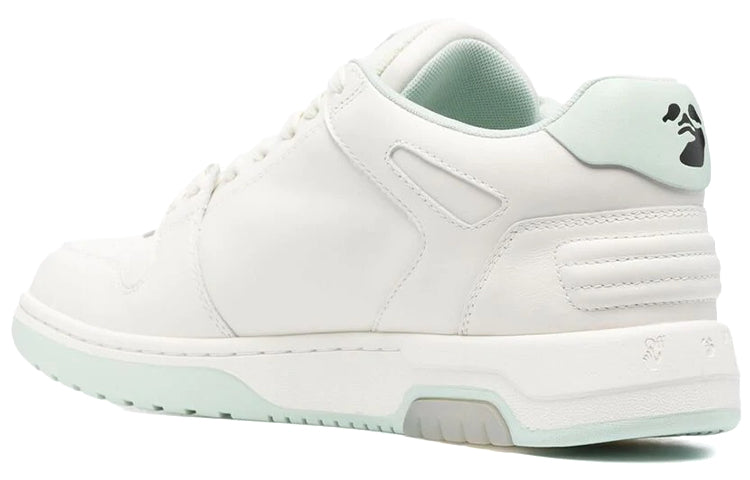 Off-White Out Of Office Low-Top Sneakers Mint-Green OMIA189S21LEA0010151