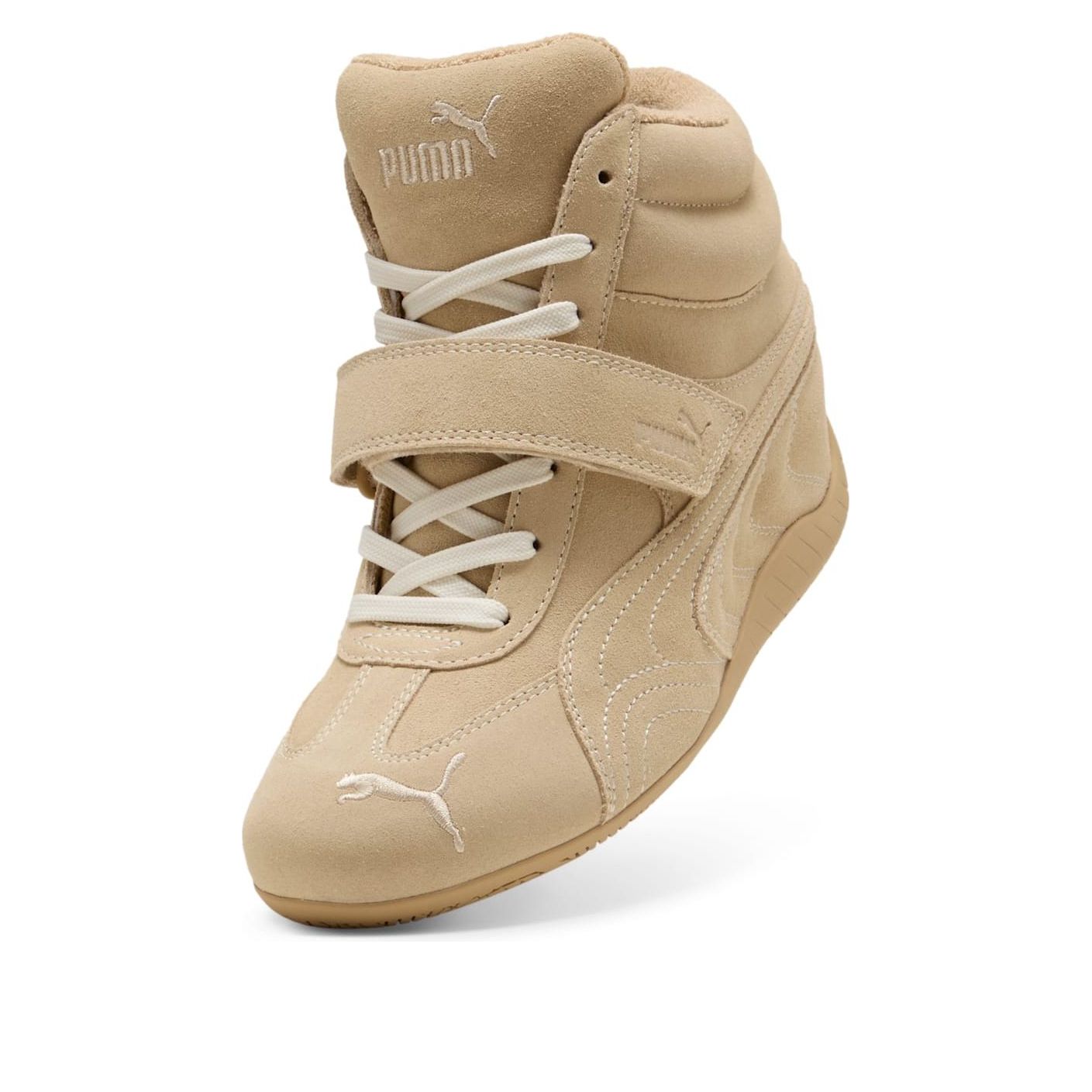 (WMNS) PUMA x Alexander McQueen Speedcat Mid Wedge 'Beige' 408118-01