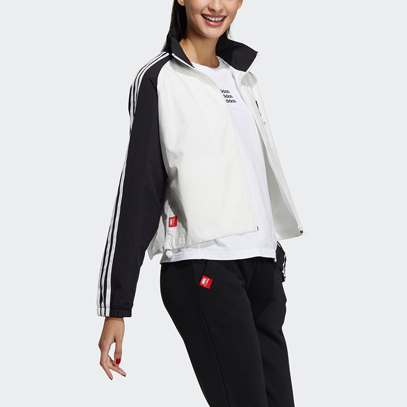 (WMNS) adidas Neo X Spider Men Jackets 'White Black' H50251