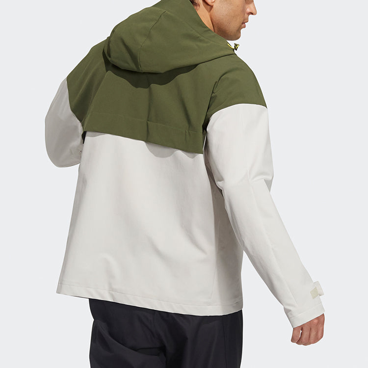 adidas Th Jacket Woven Anorak Green/White GP0968
