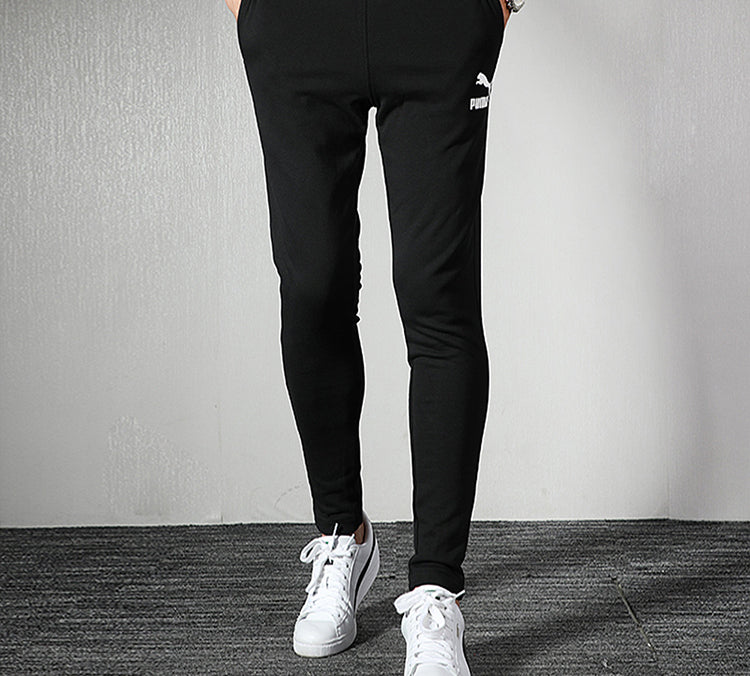 PUMA Classics Sweatpants 'Black White' 595903-01