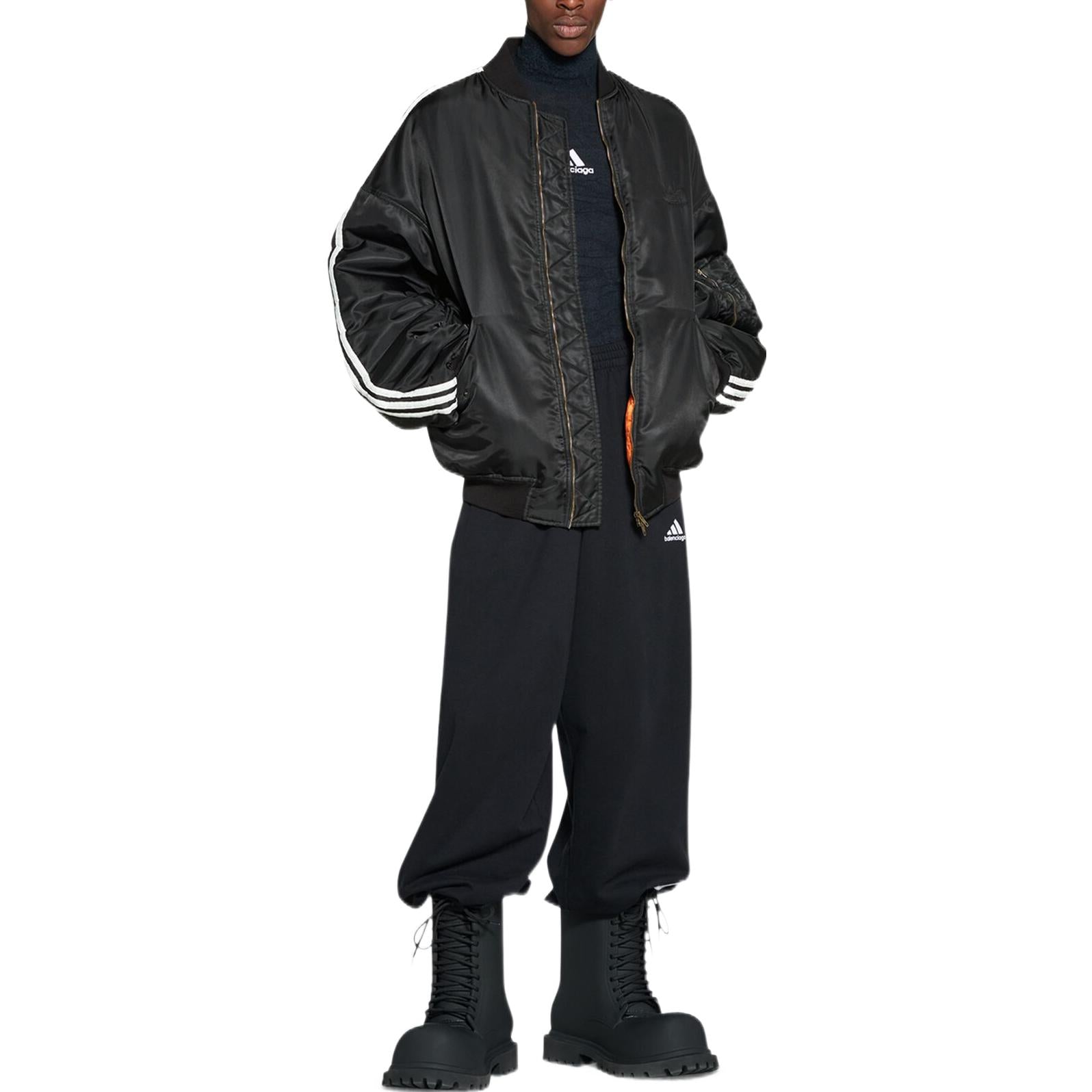 Balenciaga x adidas Bomber Jacket 'Black' 725335TNO271000