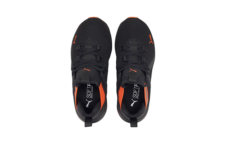 PUMA Enzo 2 Weave Running Shoe Black/Orange 193165-07