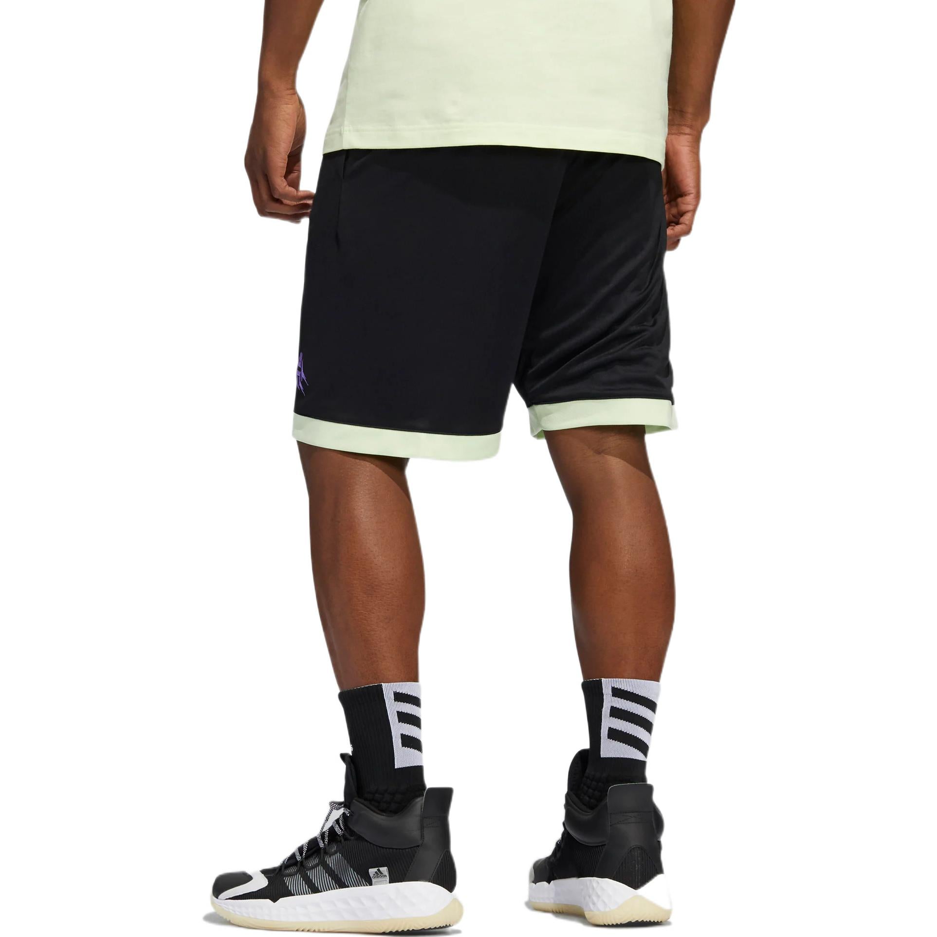 Men's adidas Hdn Avatar S James Harden Logo Basketball Sports Shorts Black H62290