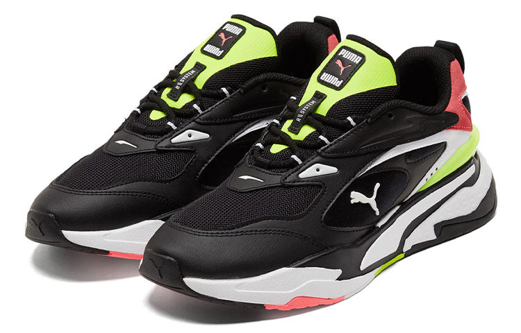 PUMA Rs fast Sport Shoes Black/Green/White 375641-04