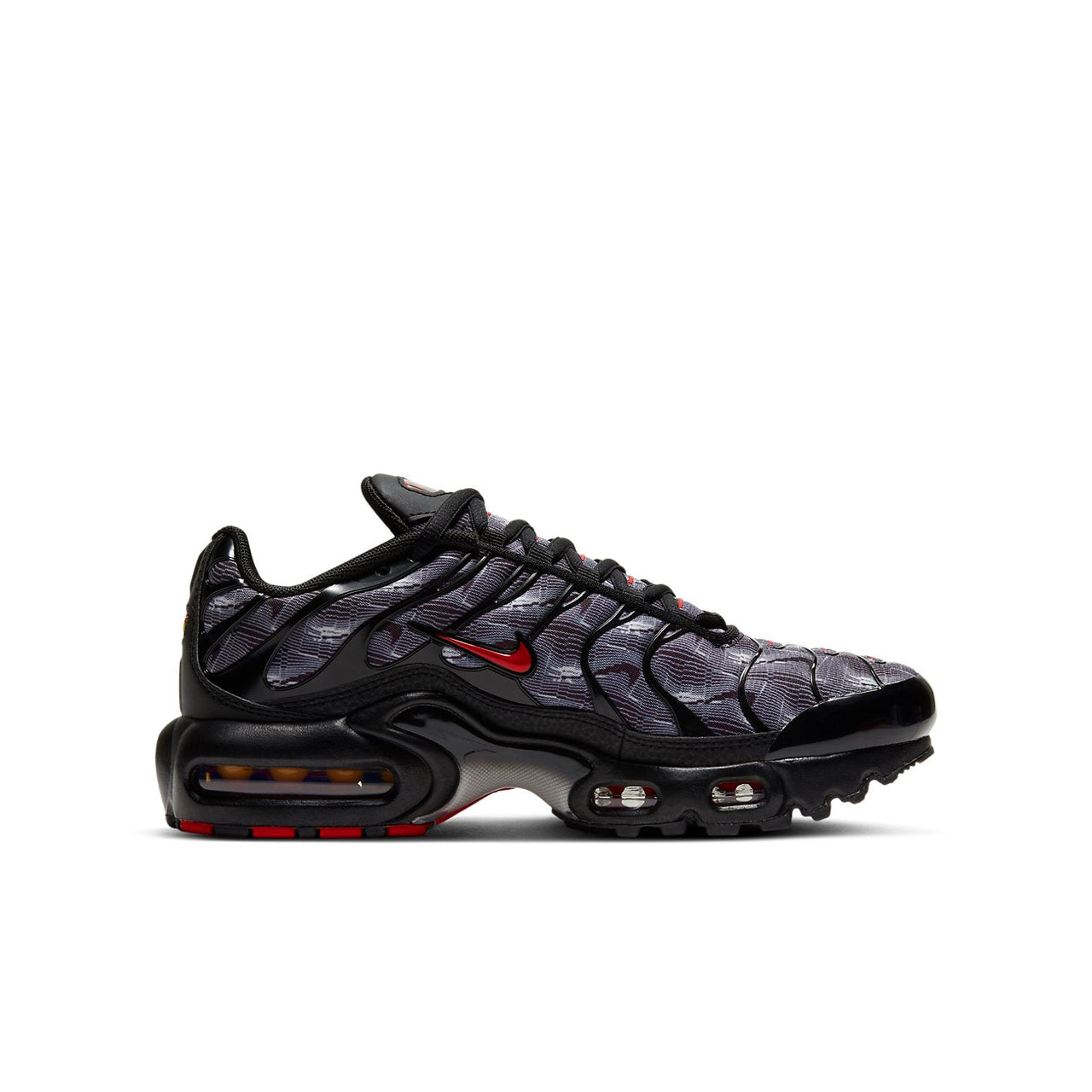 (GS) Nike Air Max Plus 'Black University Red' DJ4622-001
