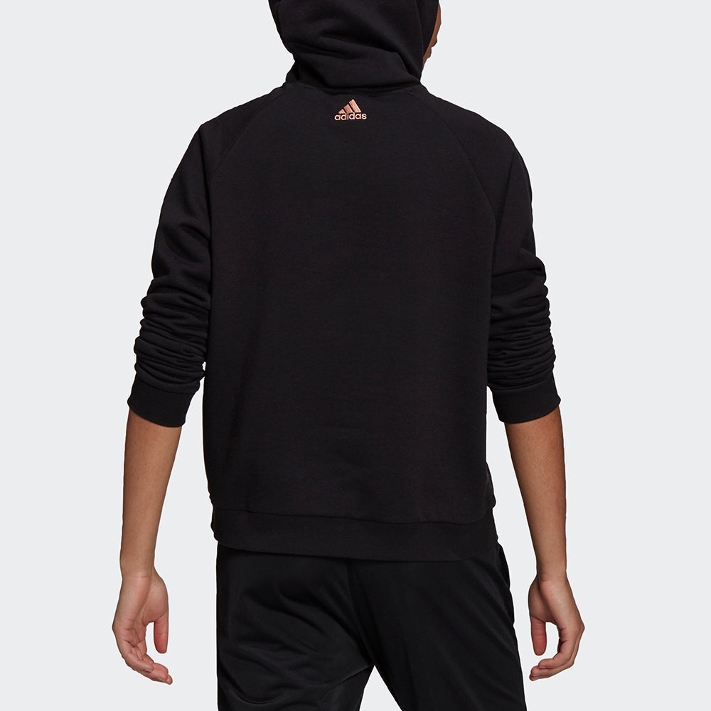 (WMNS) adidas x LEGO Crossover W Big Hd Large Logo Printing Sports Hoodie Autumn Black HB5108