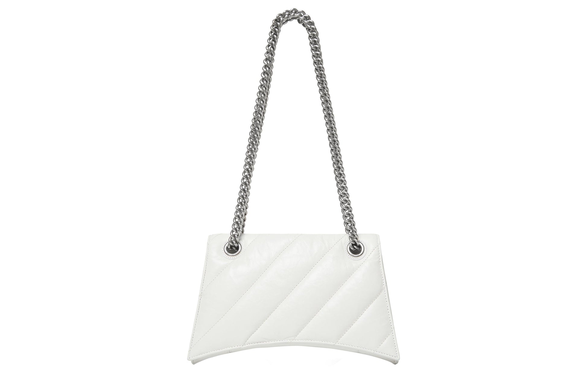(WMNS) Balenciaga Crush Small Chain Bag Quilted 'Optic White' 716351210J09001