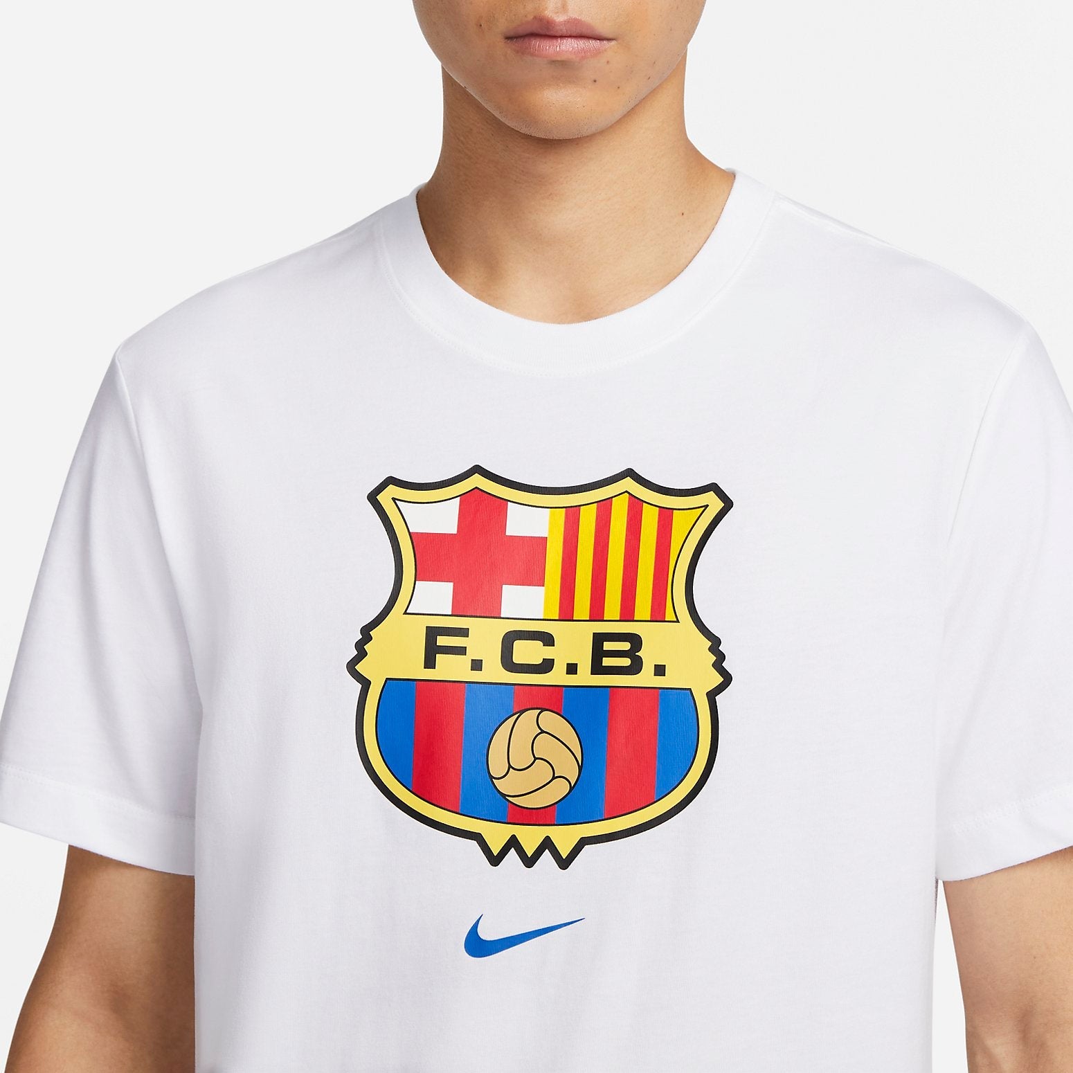 Nike FC Barcelona 1978 Crest T-shirt 'White' FD3066-100