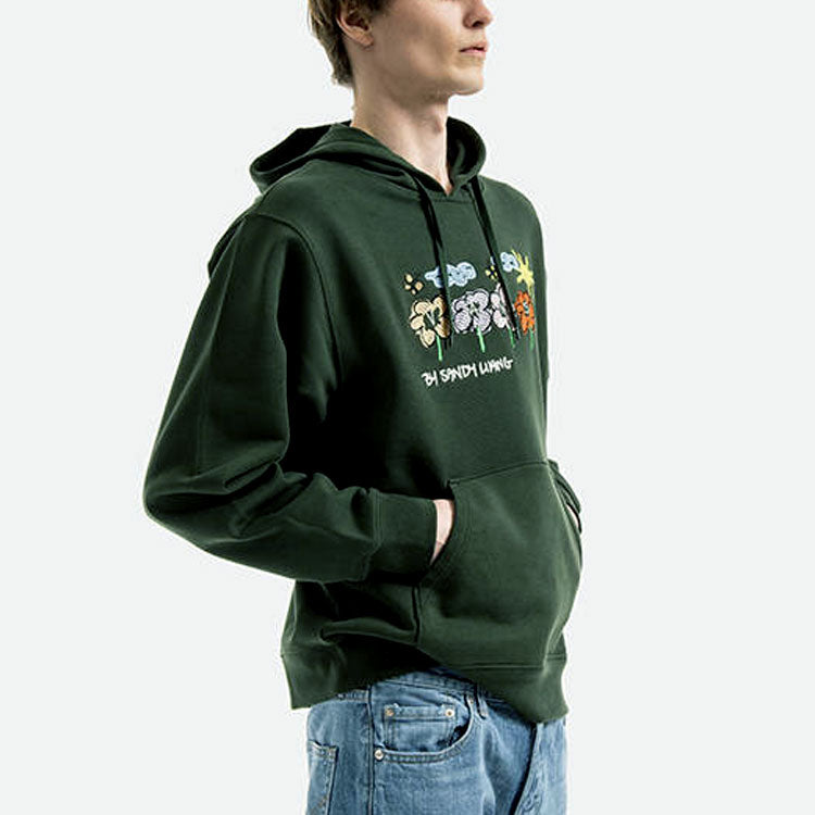 Vans x Sandy Liang Fleece Pullover Hoodie 'Green' VN0A7SDUYRB