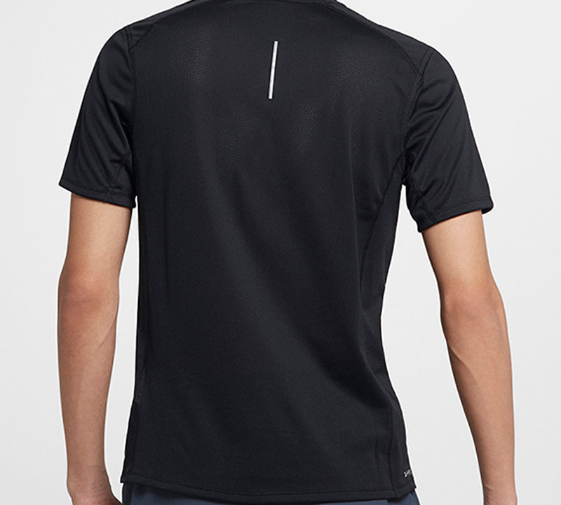 Nike Miler Running Tops Quick Dry Short Sleeve Black AT3952-010