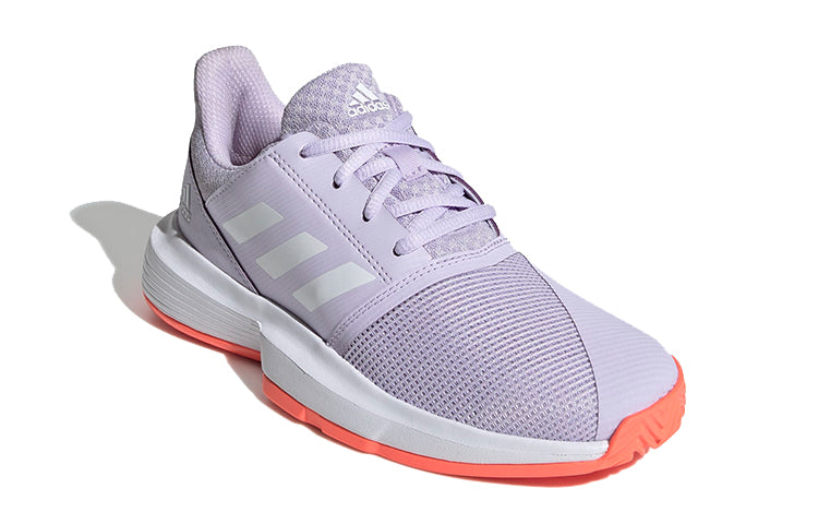 (GS) adidas Courtjam J Purple/White EH1103