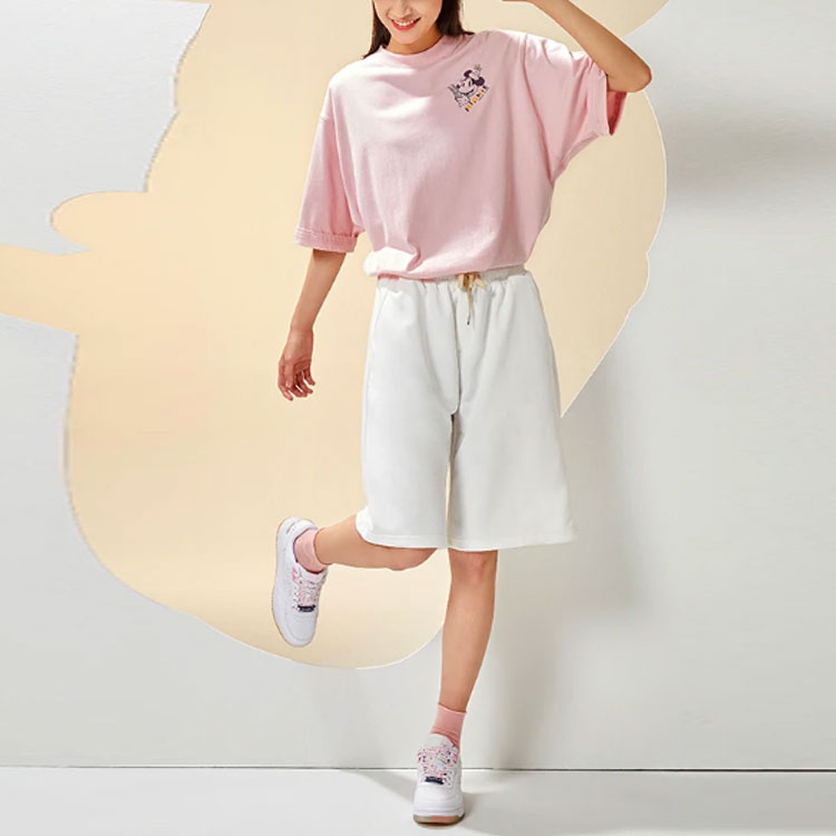 Li-Ning x Disney Printing Round-neck Pink AHSR214-2