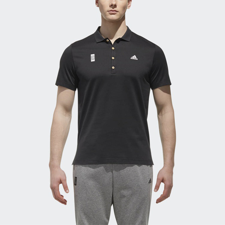 adidas Casual Cozy Sports Stylish polo Black CV6249