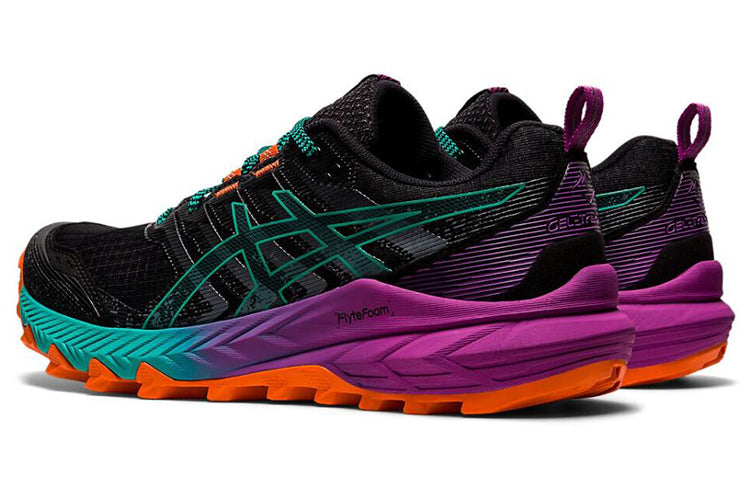 (WMNS) ASICS Gel-Trabuco 9 'Black Green Purple' 1012A904-002