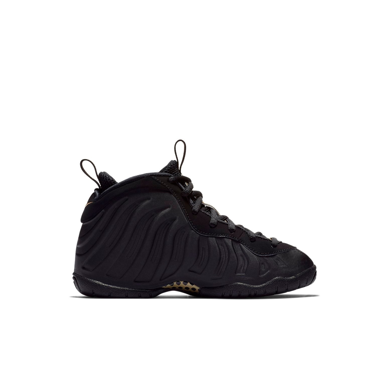 (PS) Nike Little Posite Pro 'Black Metallic Gold' 843755-010