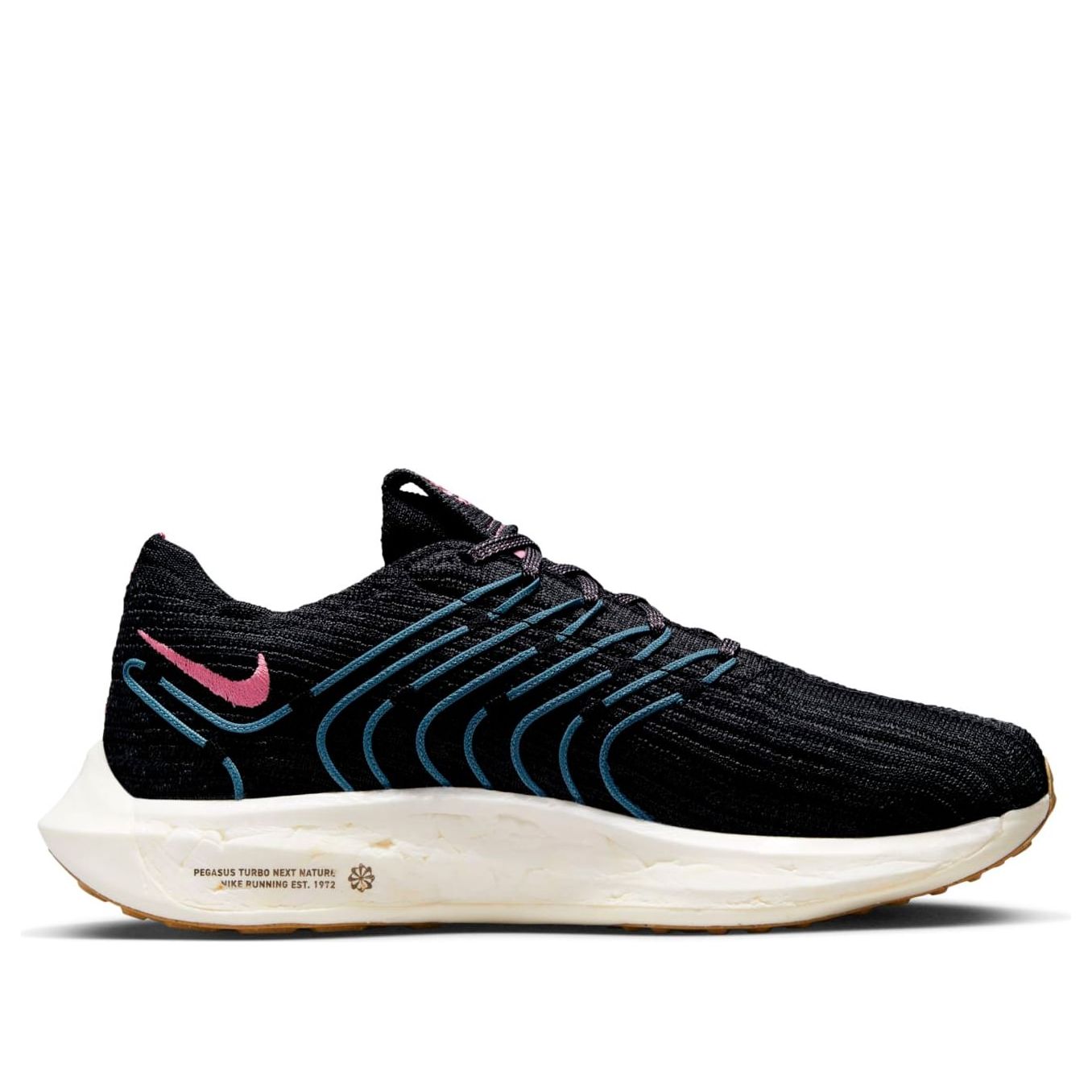 (WMNS) Nike Zoom Pegasus Turbo Next Nature 'Black Noise Aqua' DM3414-004