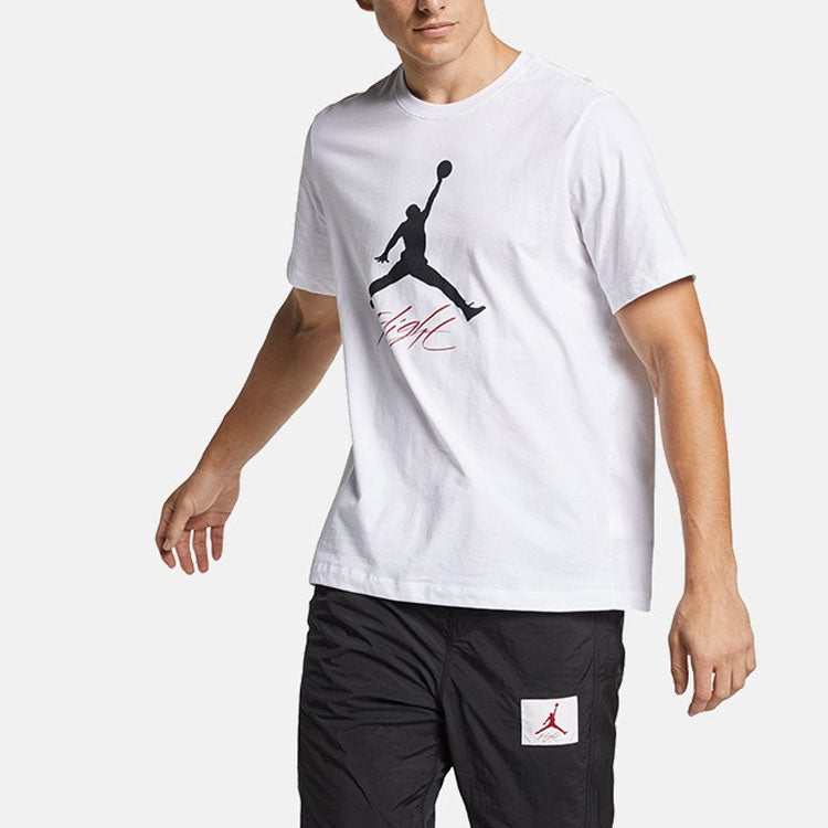 Air Jordan Flight Basketball Short Sleeve White AO0665-100
